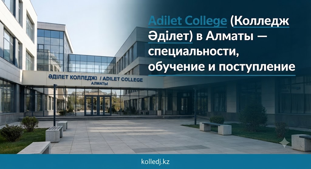 Adilet College — колледж Әділет в Алматы