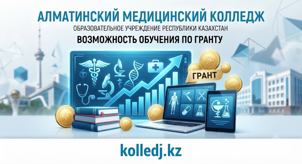 Алматинский медицинский колледж Алматы грант