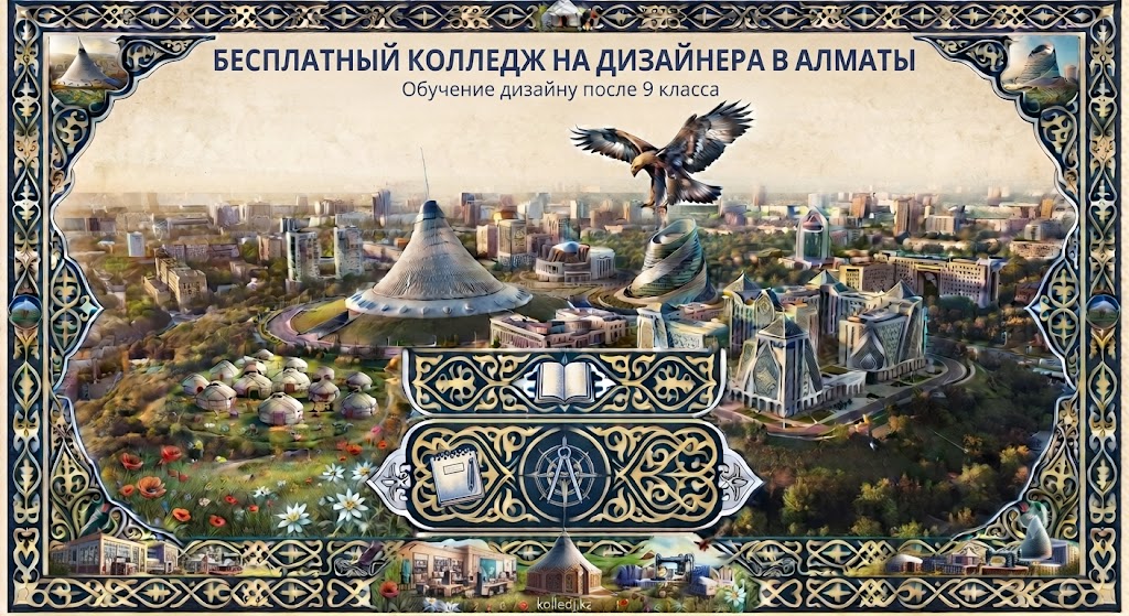 Бесплатный колледж на дизайнера в Алматы — обучение дизайну после 9 класса