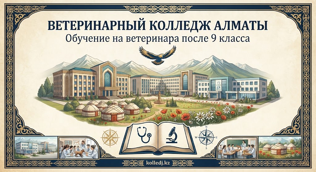 Ветеринарный колледж Алматы — обучение на ветеринара после 9 класса