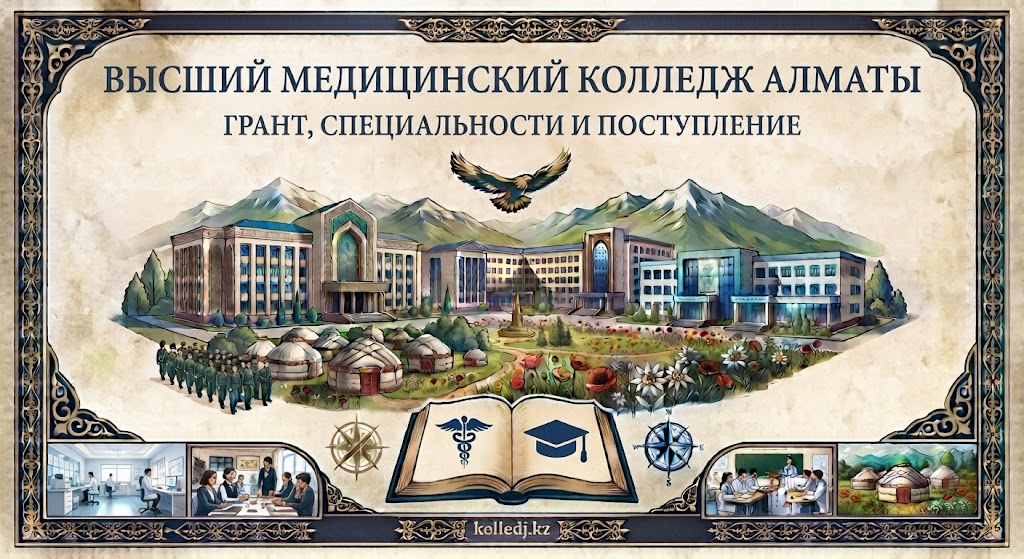 Высший медицинский колледж Алматы — грант, специальности и поступление